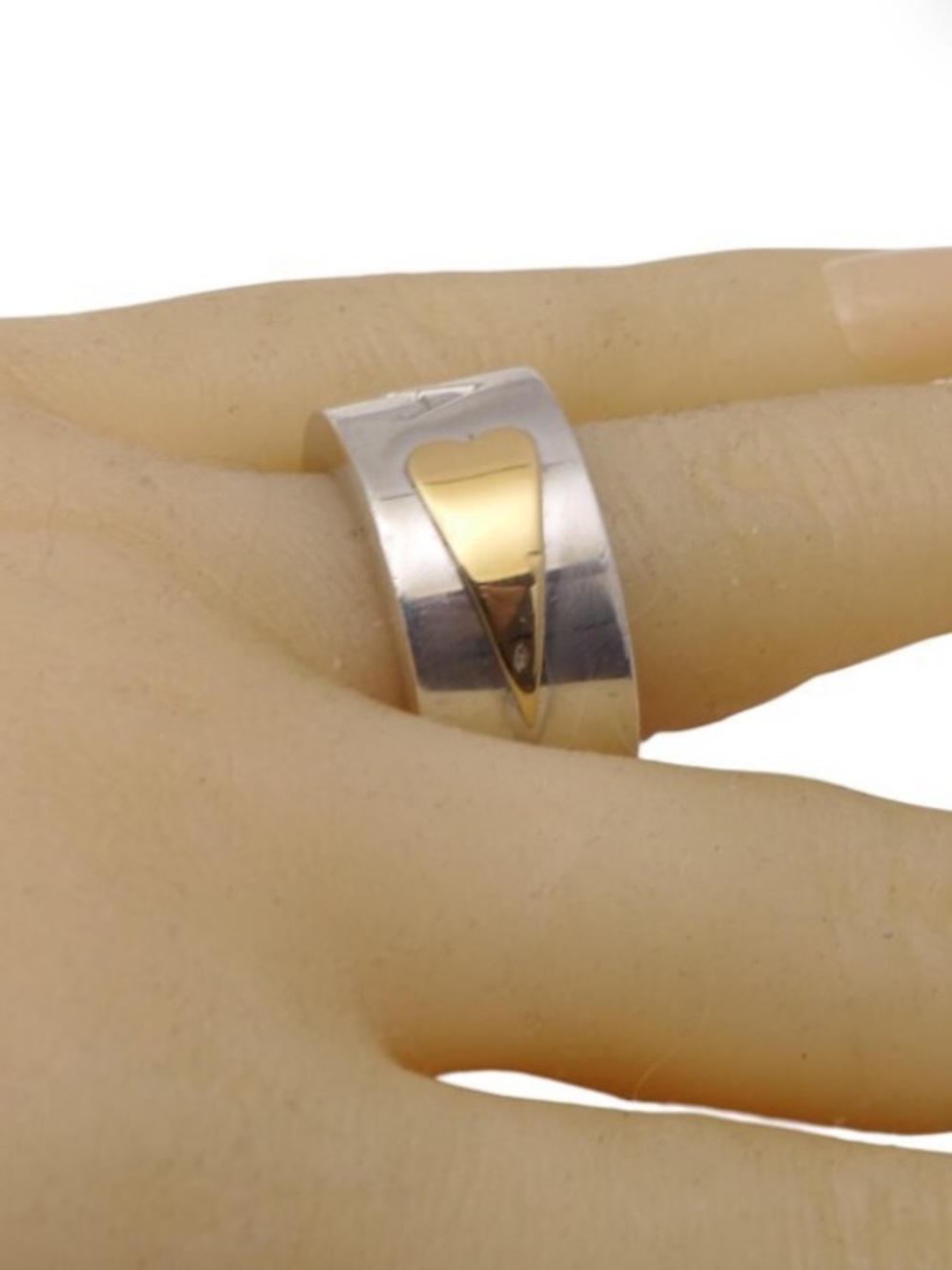 Pianegonda Lovesick Silver and 18k Gold Ring